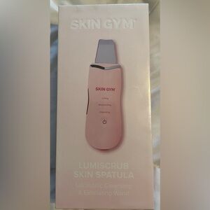 NWT Skin Gym LumiScrub Skin Spatula Ultrasonic Cleansing & Exfoliating Wand New